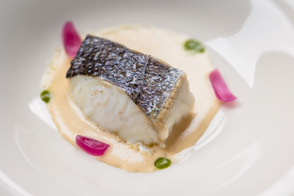 Degustación de pescado. Fotógrafo gastronómico Restaurante El Nuevo Molino, Puente Arce, Cantabria