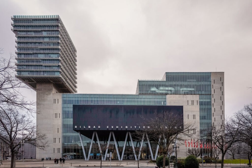 Fotógrafo y Vídeo para el Bilbao Exhibition Centre BEC Vista fachada