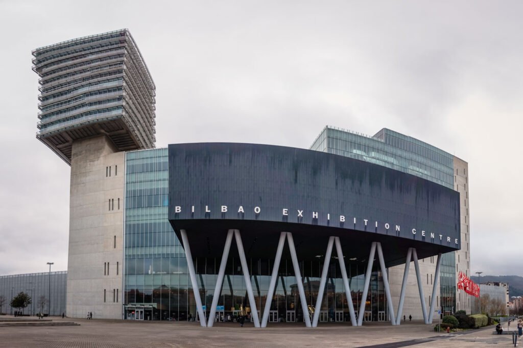 Fotógrafo y Vídeo para el Bilbao Exhibition Centre BEC Vista fachada